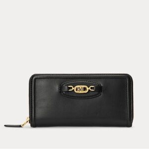Ralph Lauren Leather Continental Wallet in Black, New w/Tag Retail $150 SOLD OUT